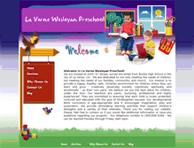 Tablet Screenshot of lavernewesleyanpreschool.getacustomsite.com